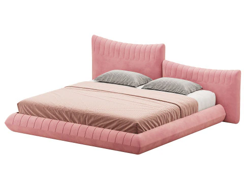 LETTO Arancione Bellavita Modello 3D