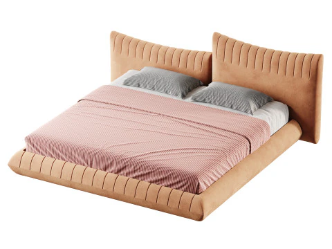 LETTO Arancione Bellavita Modello 3D