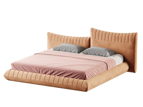 LETTO Arancione Bellavita Modello 3D