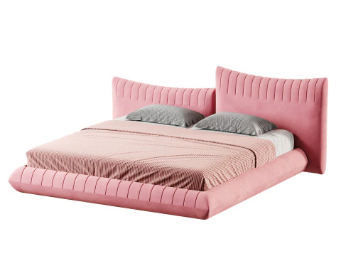 LETTO Arancione Bellavita Modello 3D