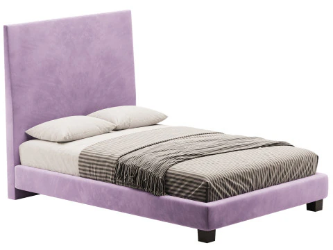 LETTO viola Collezione Prestige Modello 3D
