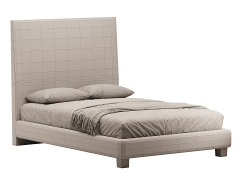 BED purple Collection Prestige 3D Model