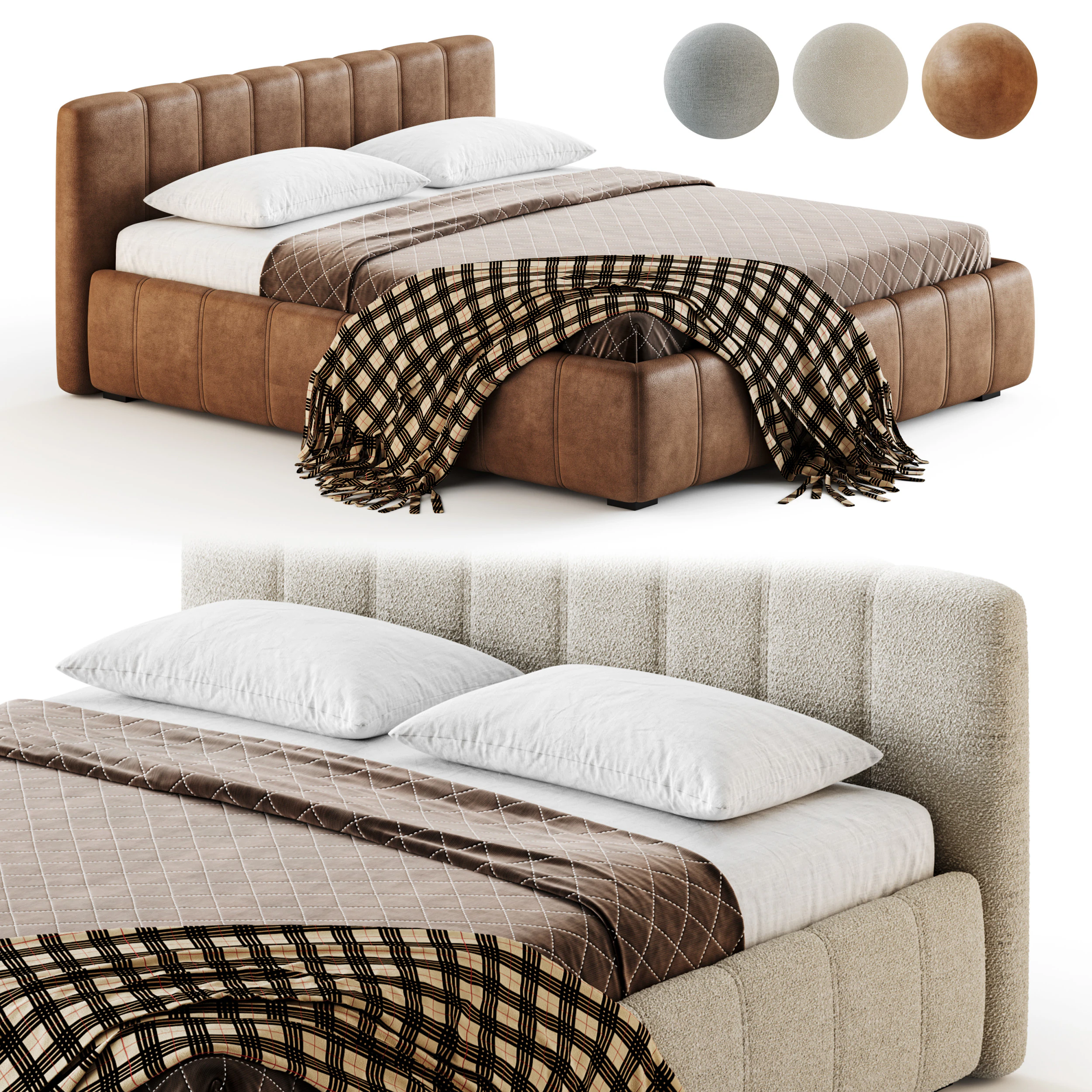 Letto TACOMA Modello 3D .c4d .max .obj .3ds .fbx .stl .blend 