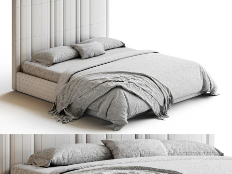 Bed WOODLAND 3D Model