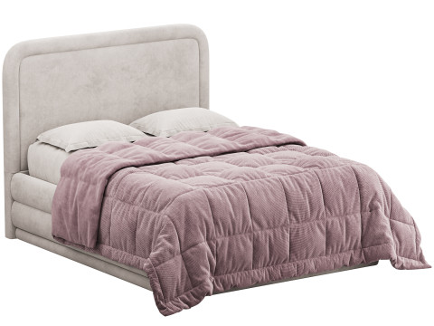 BRIELA VELVET BED 3D 모델