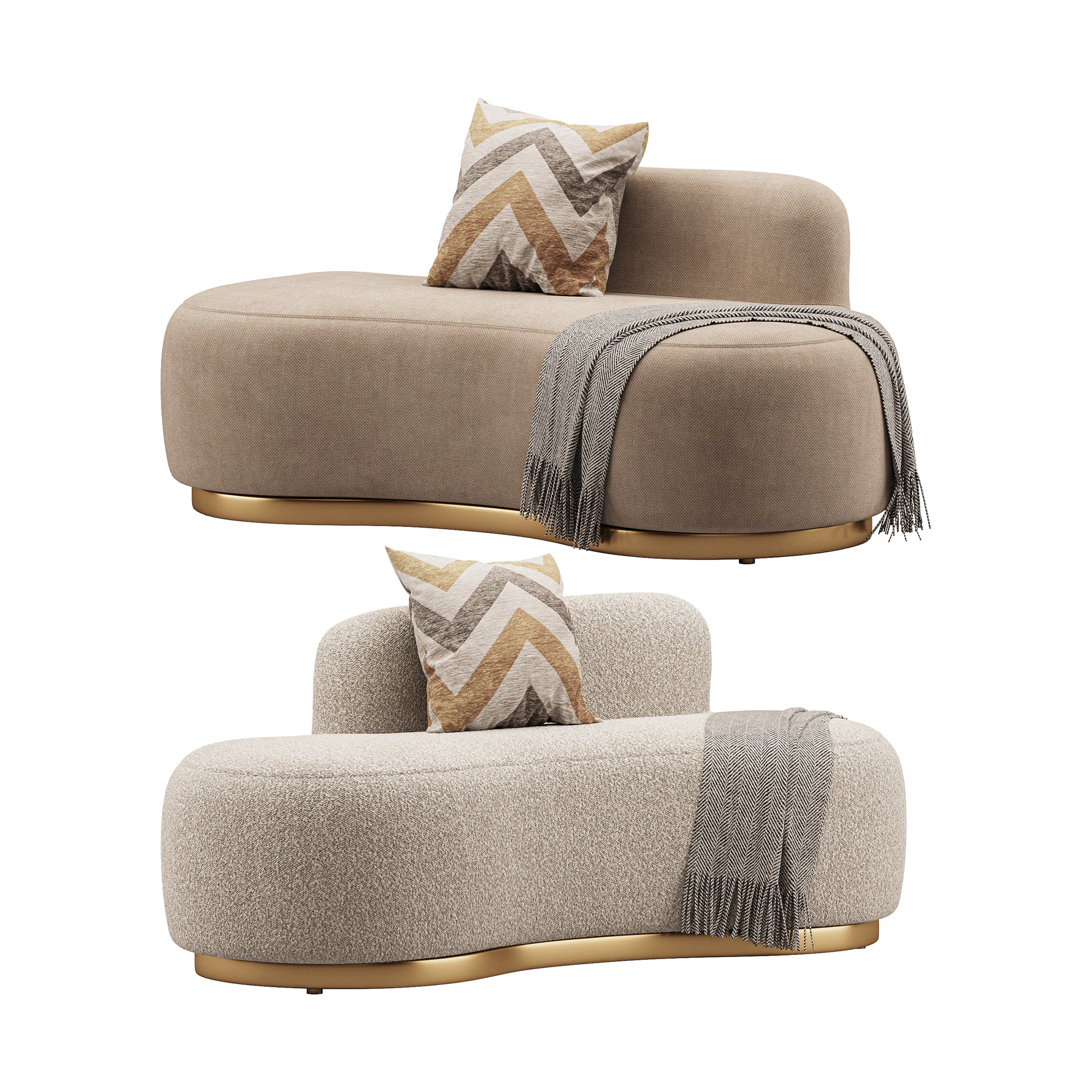 Divano Cassey Modello 3D .c4d .max .obj .3ds .fbx .stl .blend 