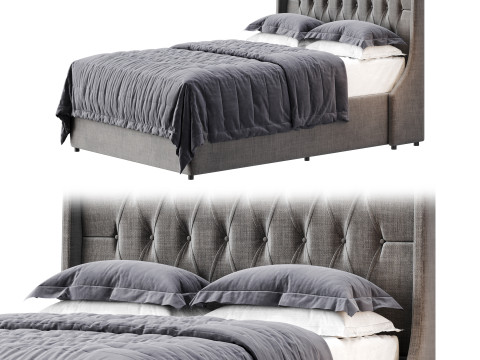Charlotte Bed Single 3D 모델