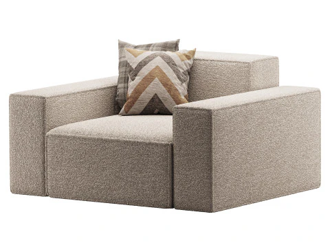 Divan Davis 181x103 3D Model
