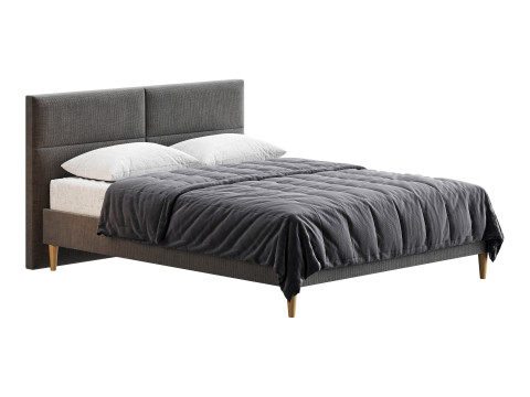 Double bed Elyna Modèle 3D