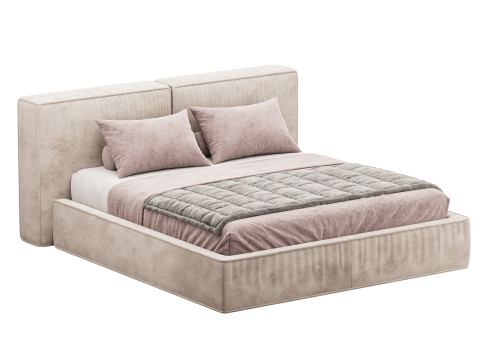 Double bed Flann by Ditre Italia Modelo 3D