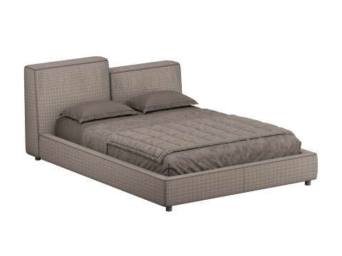 Double bed Misty by Ditre Italia Model 3D