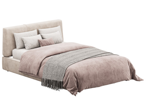 Double bed Sanders by Ditre Italia 3D-Modell