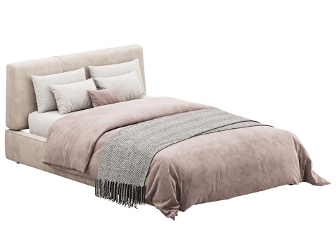 Double bed Sanders by Ditre Italia 3D Model