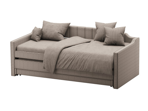 EUROCO Twin Size Upholstery Modelo 3D