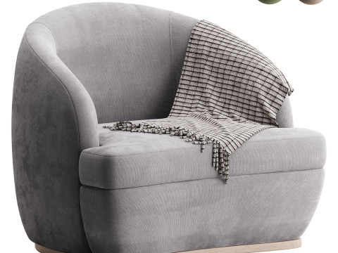 Four Hands Sandie Swivel Chair Modelo 3D