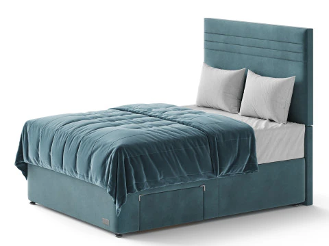 Set divano letto IGel Advance 2050i su guide Modello 3D