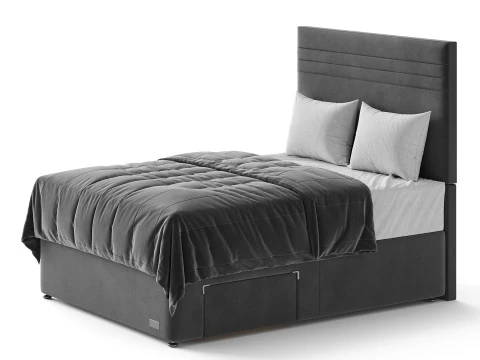 Set divano letto IGel Advance 2050i su guide Modello 3D