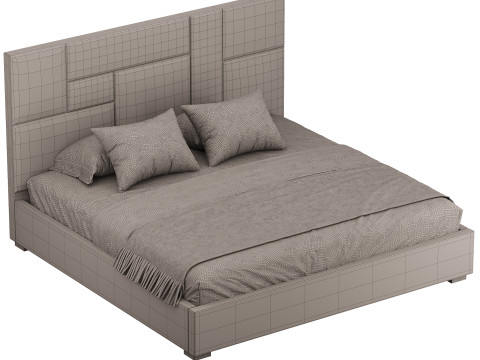KIDS BED grey Wax Modello 3D