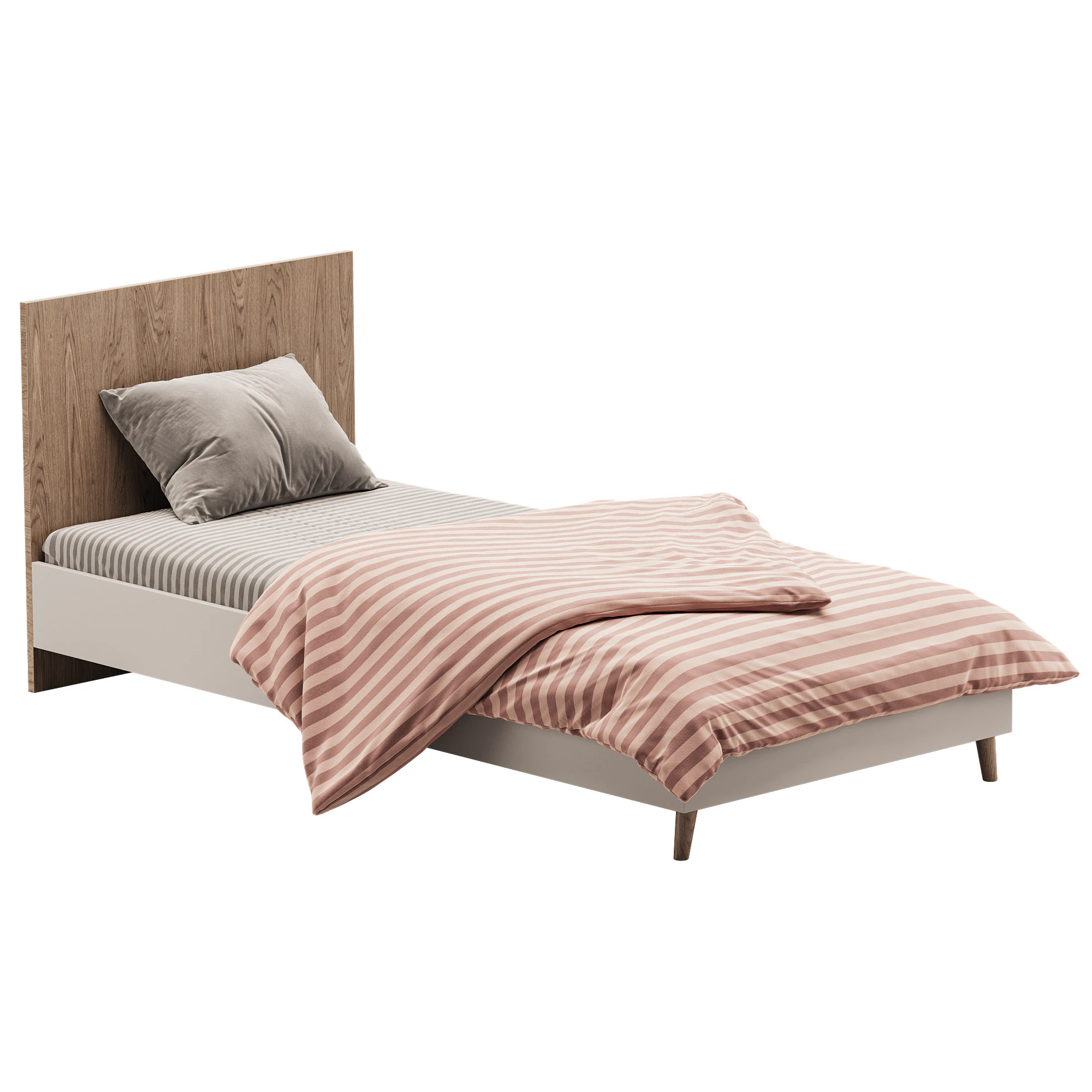 Kids Bed XARA 3D Model .c4d .max .obj .3ds .fbx .stl .blend 