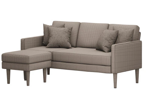 Ктаксон ДИВАН 3D Модель