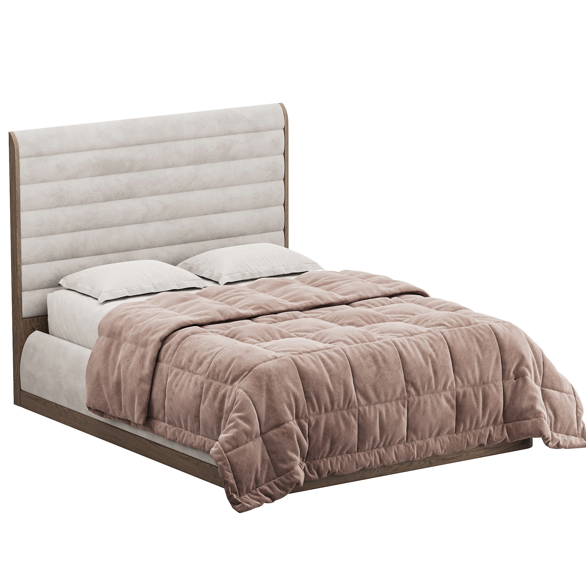 La Moda BED 3D Model .c4d .max .obj .3ds .fbx .stl .blend 