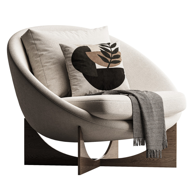 LIDO ARMCHAIR Modelo 3D .c4d .max .obj .3ds .fbx .stl .blend