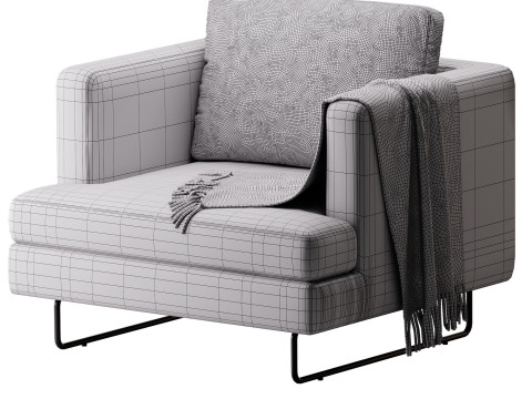 Armchair 12121 Modèle 3D