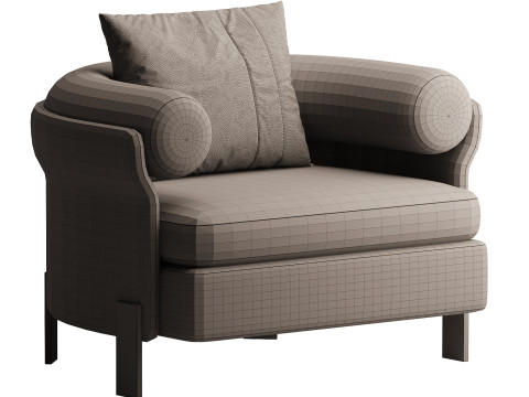 Mattia Armchair 3D Model