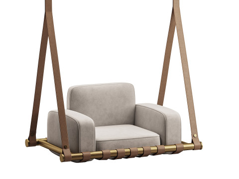 Navy Blue Luxury Swing 3D Model