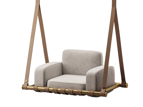 Navy Blue Luxury Swing 3D Model