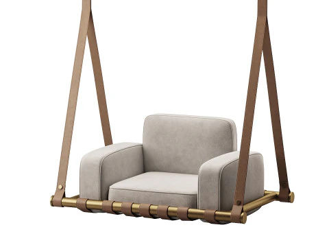Navy Blue Luxury Swing 3D Model