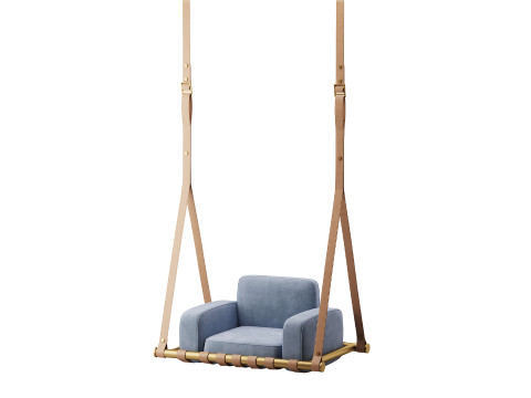 Navy Blue Luxury Swing 3D Model