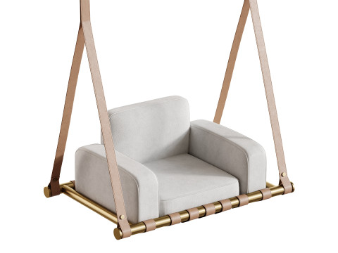 Navy Blue Luxury Swing 3D Model