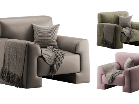 Pylon Armchair 3D Model