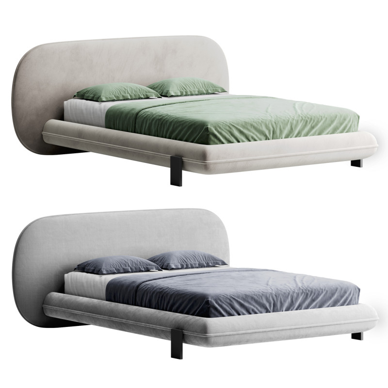 Saba Italia bed 3Dモデル .c4d .max .obj .3ds .fbx .stl .blend