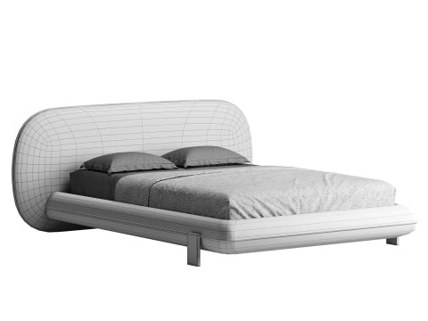 Saba Italia bed 3D Model
