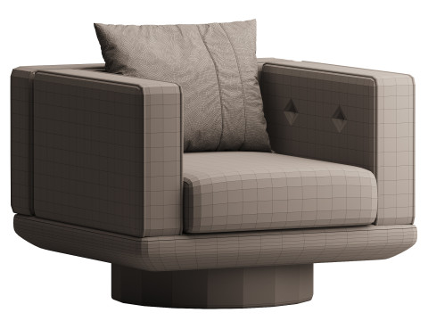 Sally ARMCHAIR Modello 3D