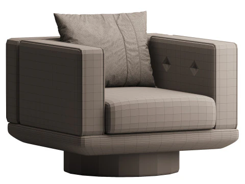 Sally ARMCHAIR 3D Model