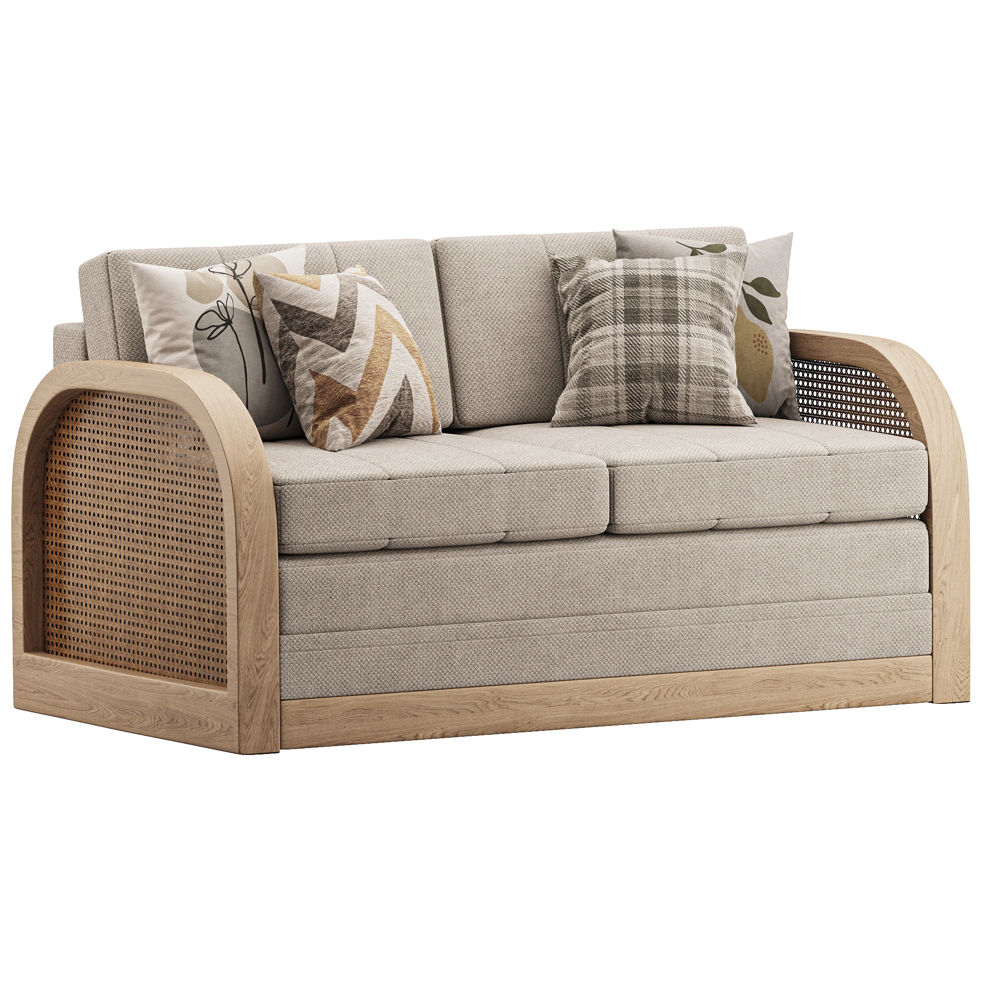 Диван Scandicsofa 3D Модель .c4d .max .obj .3ds .fbx .stl .blend 
