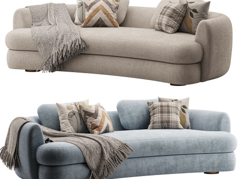 Sennen Curved Sofa Modelo 3D