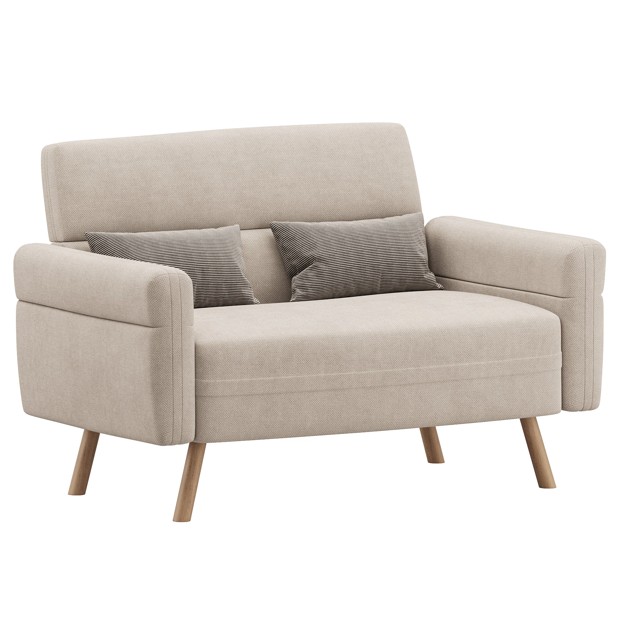 Sof&aacute; Sof&aacute; com Lombar Modelo 3D .c4d .max .obj .3ds .fbx .stl .blend 