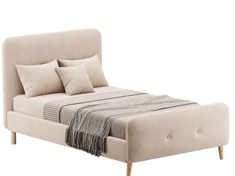 Teenage Bed Button 3D Model
