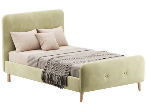 Teenage Bed Button 3D Model