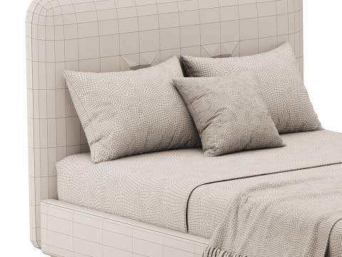 Teenage Bed Button 3D 模型