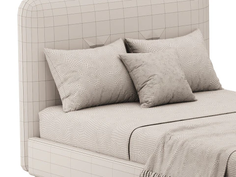 Teenage Bed Button 3D Model