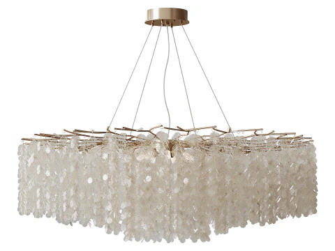 Lampadario sospesoMODESTYLEMS21071300GDlight Modello 3D