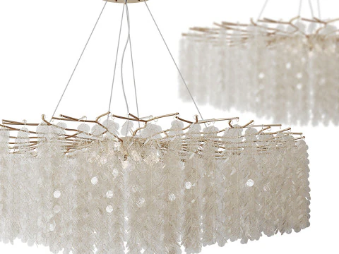 HangingchandelierMODESTYLEMS21071300GDlight 3D Model