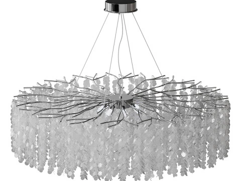 HangingchandelierMODESTYLEMS21071300GDlight 3D Model
