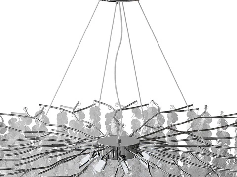 HangingchandelierMODESTYLEMS21071300GDlight 3D Model