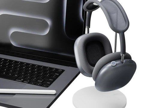 Set of Apple equipment 01 3D Model